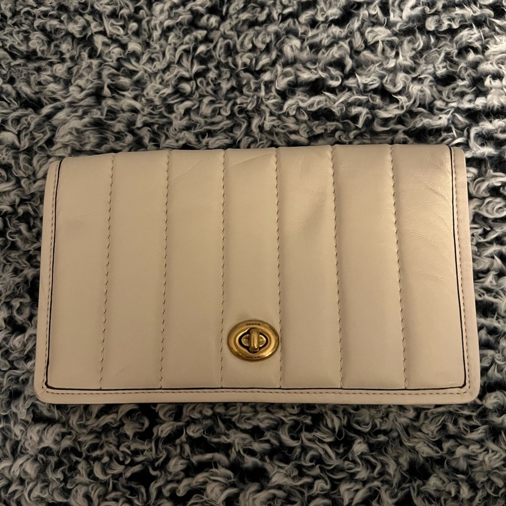 Coach White Crossbody/ Clutch